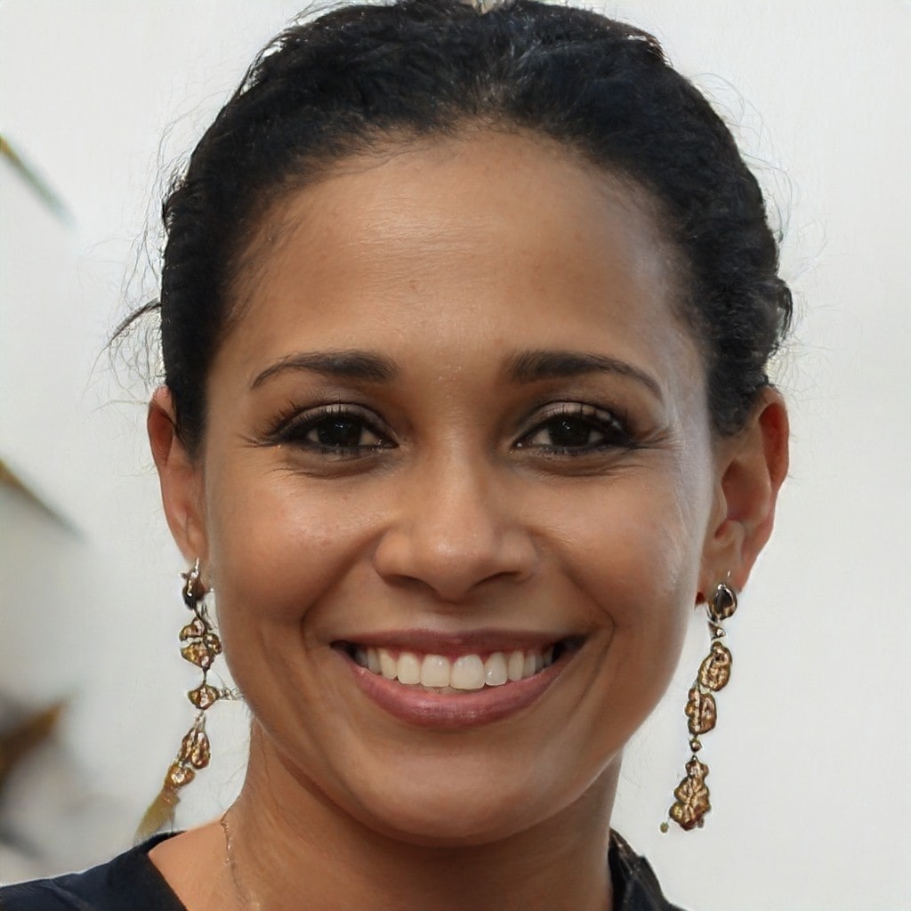 black woman with earrings